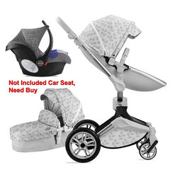 Baby Stroller 3 in 1 Carriage with Bassinet