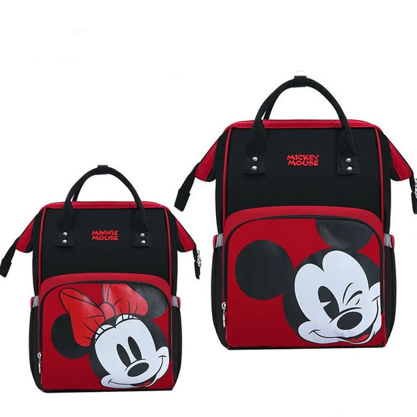 Disney Cute Mickey Red Diaper Bag