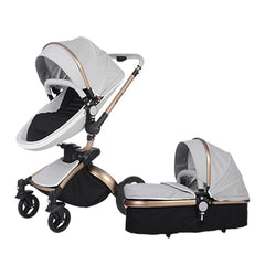Babyfond Baby Stroller 360 Rotate Golden Frame