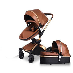 Babyfond Baby Stroller 360 Rotate Golden Frame