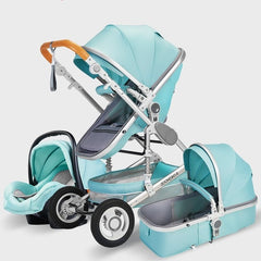 Baby Stroller 3 In 1 Pram with Car Seat System