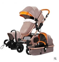 Baby Stroller 3 in 1 Portable Folding Stroller