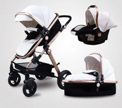 Multi-Color Babyfond 3 in 1 Baby Stroller