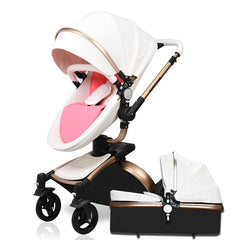 Babyfond Baby Stroller 360 Rotate Golden Frame