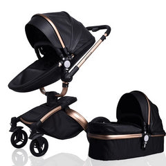 Babyfond Baby Stroller 360 Rotate Golden Frame