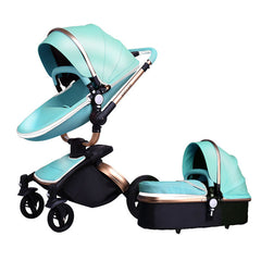 Babyfond Baby Stroller 360 Rotate Golden Frame