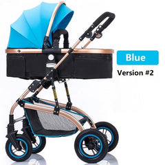 Baby Stroller 3 in 1 High-Landscape Stroller