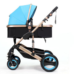 Baby Stroller 3 in 1 High-Landscape Stroller