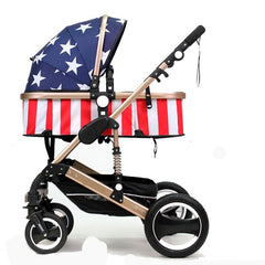 Baby Stroller 3 in 1 High-Landscape Stroller