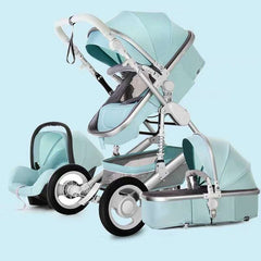 Baby Stroller 3 in 1 Portable Folding Stroller