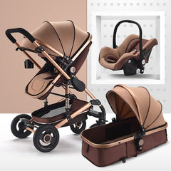 Baby Stroller 3 in 1 Luxury Umbrella